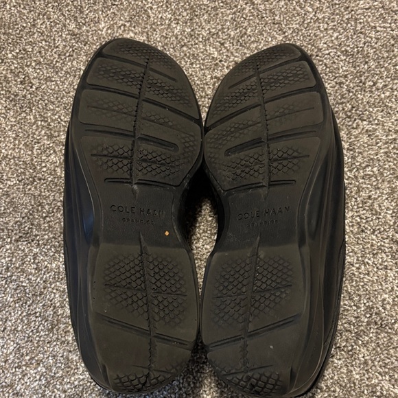 Cole Haan Black Leather Slip-On Loafers - Picture 5 of 5